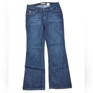 Vtg 90s Paris Blues Jeans 12 Blue Bootcut 34W/32In Mint